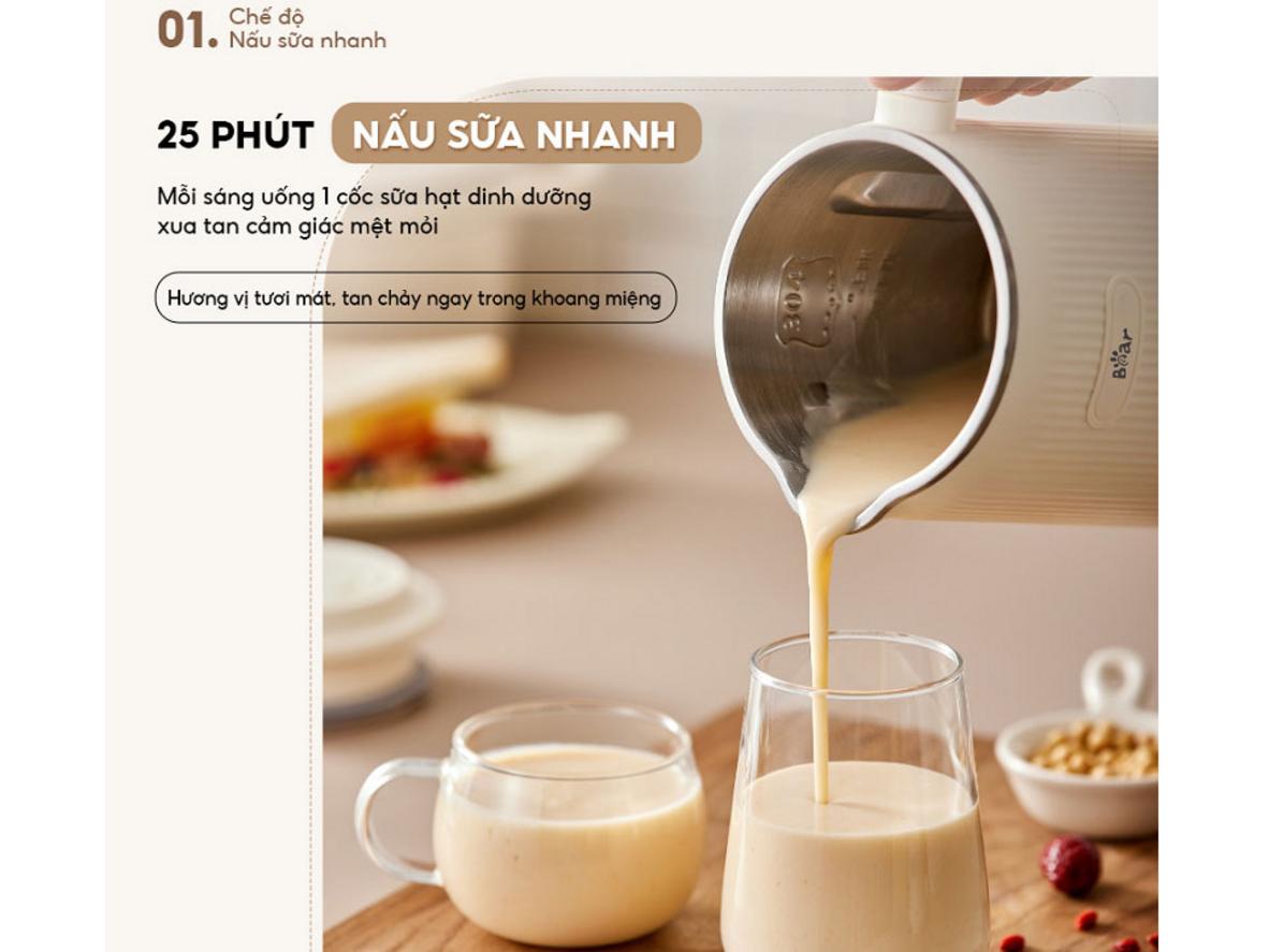 Tổng quan Máy làm sữa hạt Bear SB-SH06C - 600ml