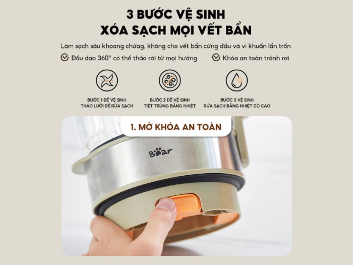 Hiệu suất xay mạnh — Sữa mịn trong vài phút