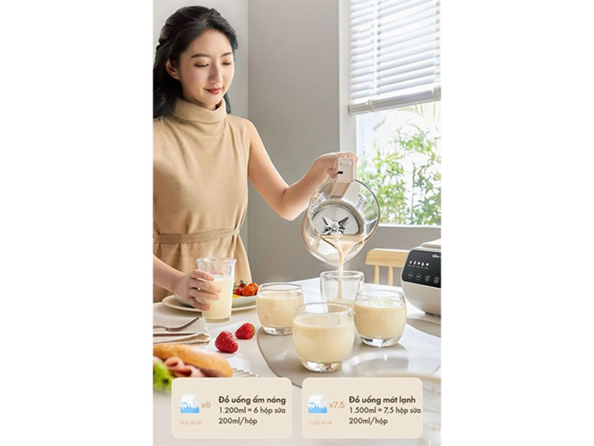 Tổng quan Máy làm sữa hạt đa năng Bear PBJ-D08T1