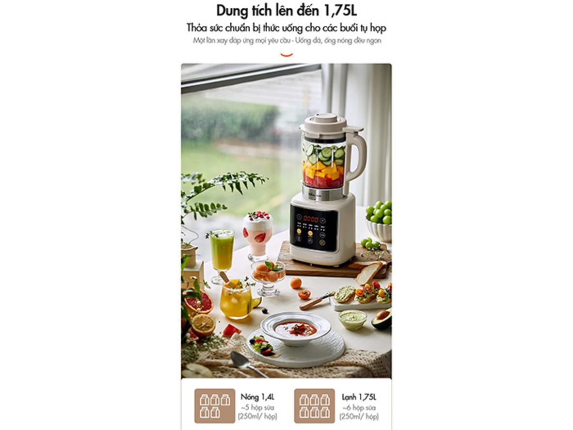Tổng quan Máy làm sữa hạt đa năng Bear PBJ-D10T1 (1,75 lít)
