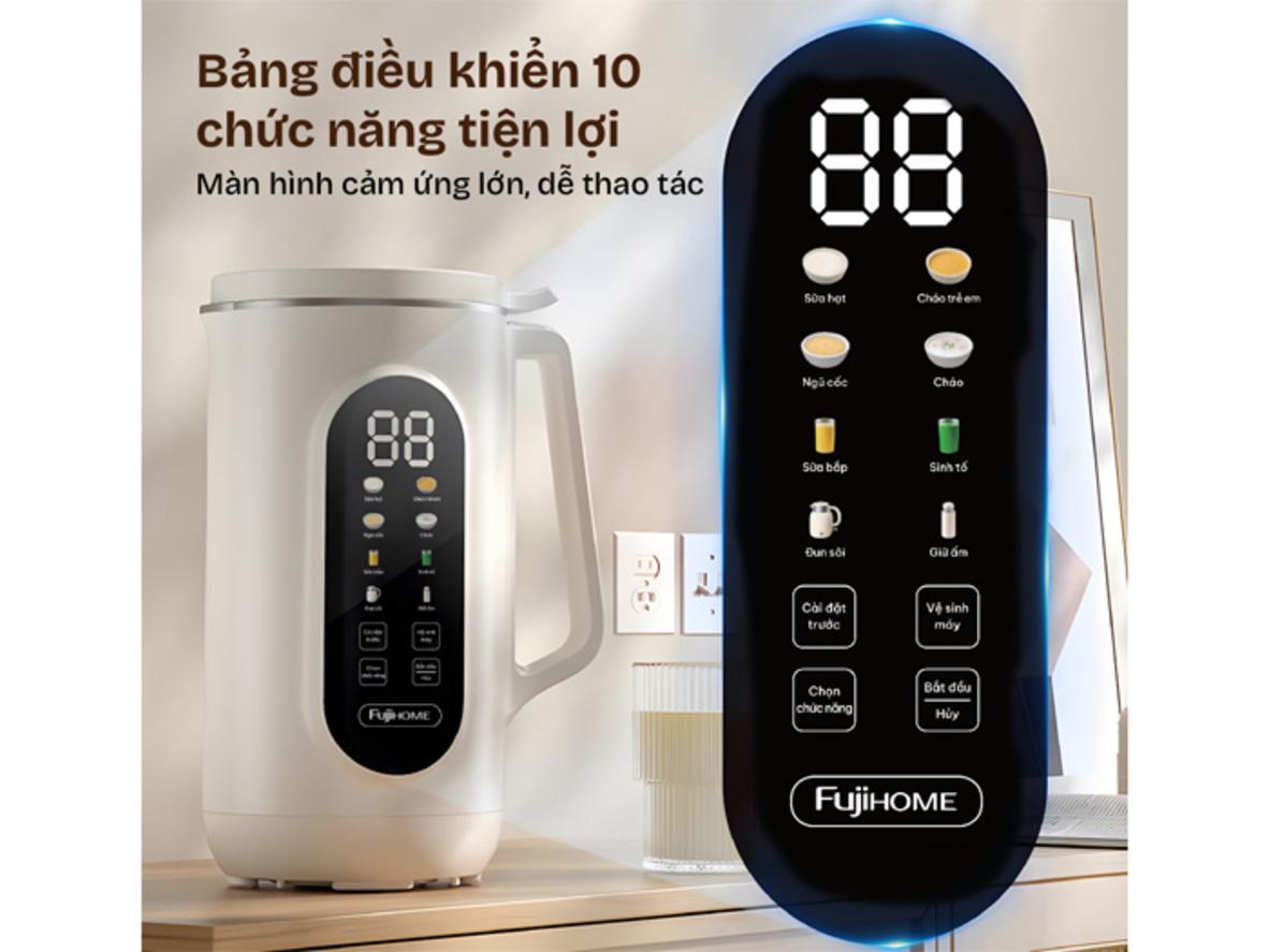 Tổng quan Máy làm sữa hạt đa năng Fujihome SM1636