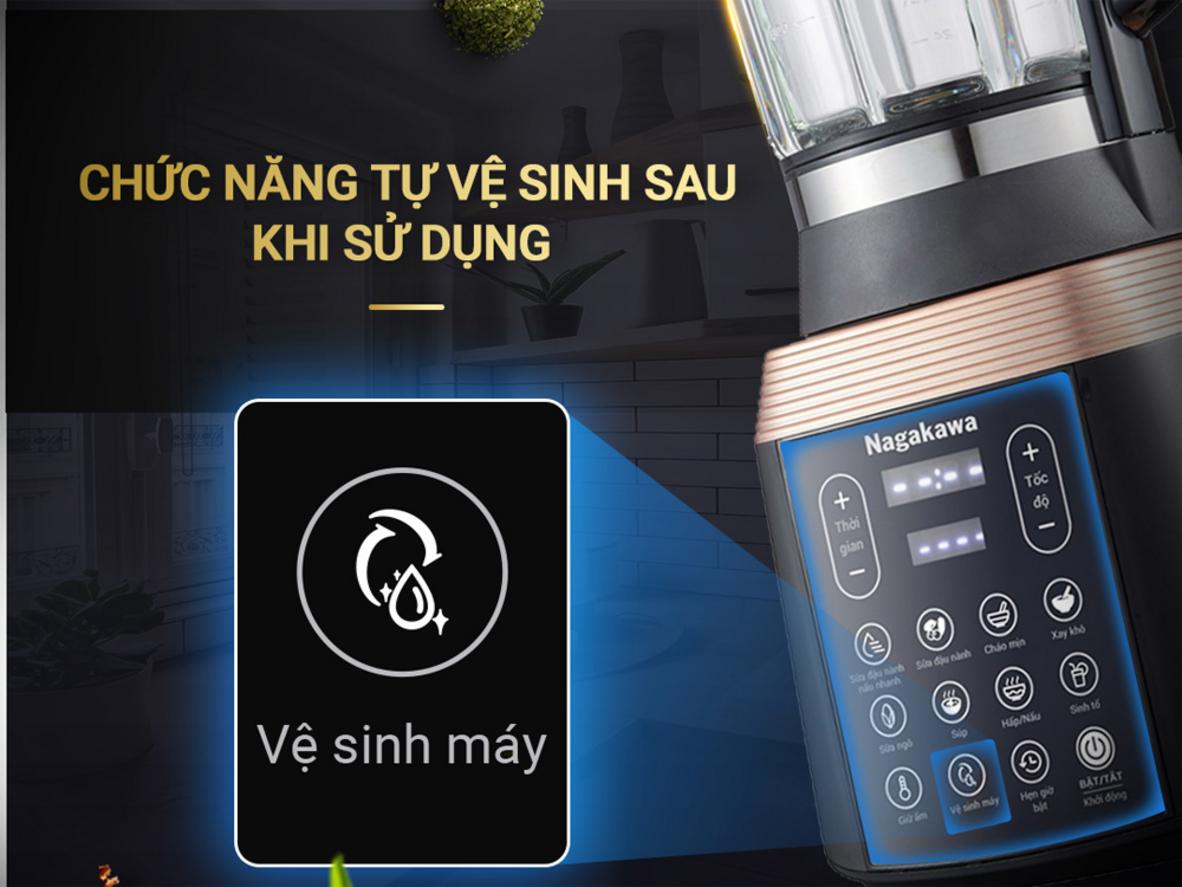 Tổng quan Máy làm sữa hạt đa năng Nagakawa NAG0815 (1,75L)