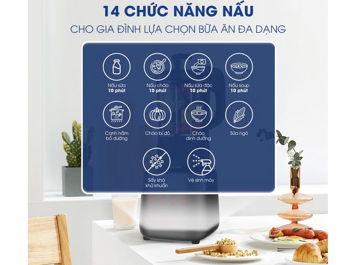 Tổng quan Máy làm sữa hạt Kalite KL990P