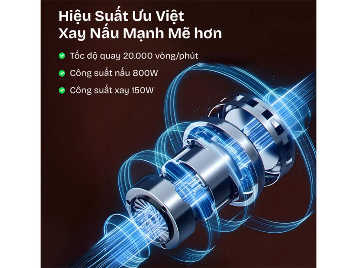 Lưỡi dao Inox 304 8 cánh xay mịn không cần lọc