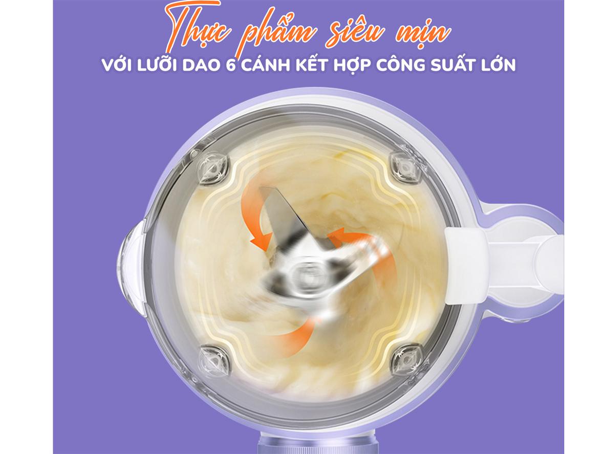 Lòng cối Inox 304 & vệ sinh dễ dàng