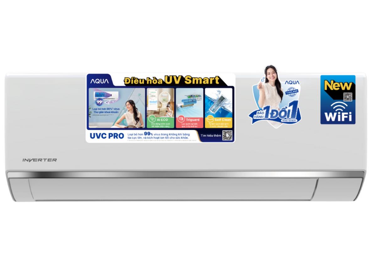 Tổng quan Máy lạnh Aqua Inverter 1.5 HP AQA-RUV13RB3