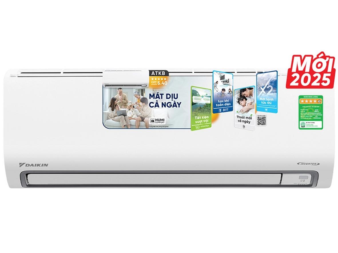 Tổng quan Máy lạnh Daikin Inverter 1.5HP ATKB35ZVMV/ARKB35ZVMV