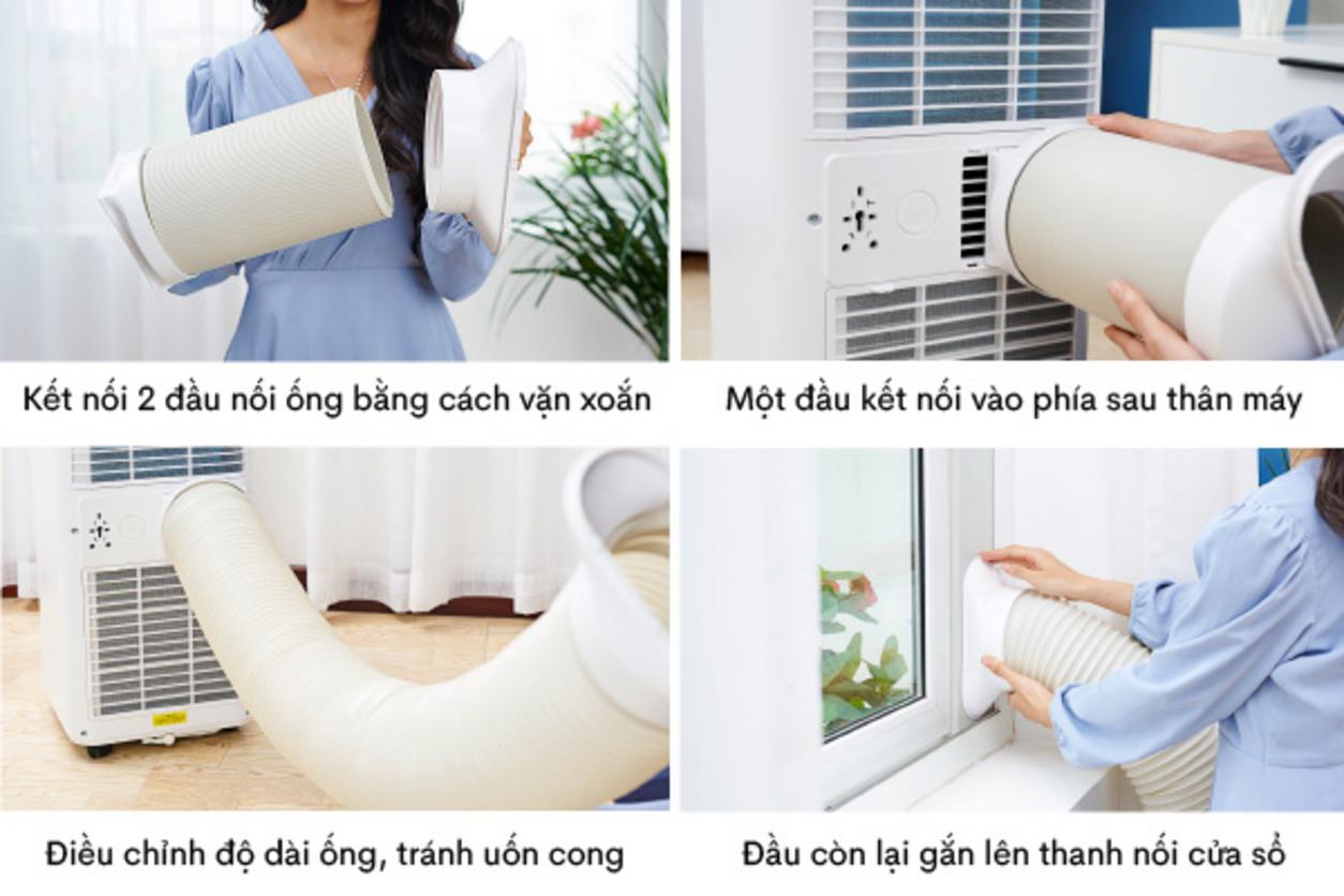 Tổng quan Máy lạnh di động FujiHome PAC10 (10.000BTU)