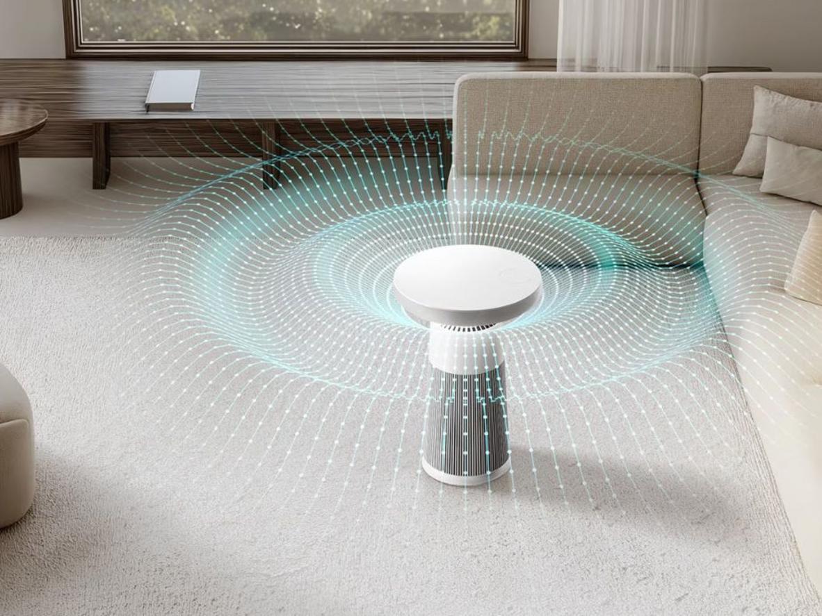 Tổng quan Máy lọc không khí kèm loa LG PuriCare Aero Speaker AS20GSHU0.ABAE màu trắng