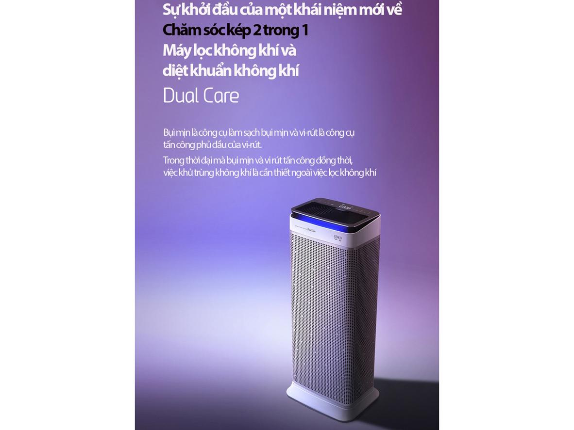Tổng quan Máy lọc không khí khử khuẩn bằng tia UV Dual Care