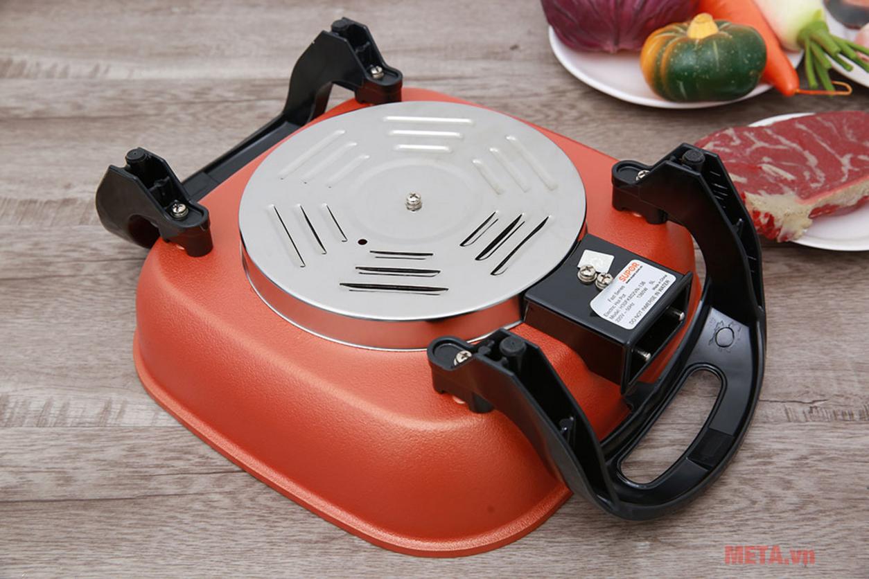 Nắp kính chịu nhiệt và núm vặn tháo rời