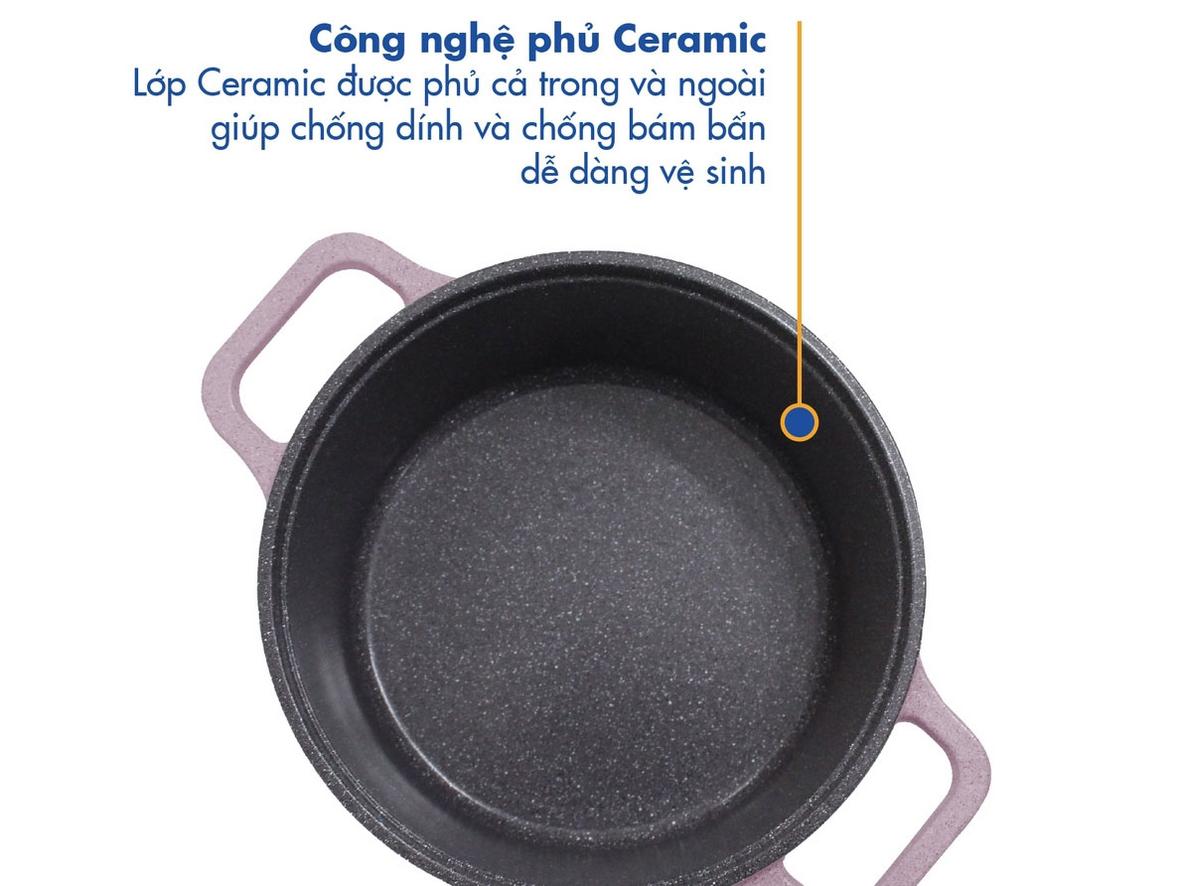 Kích thước 20cm phù hợp gia đình 2-4 người.