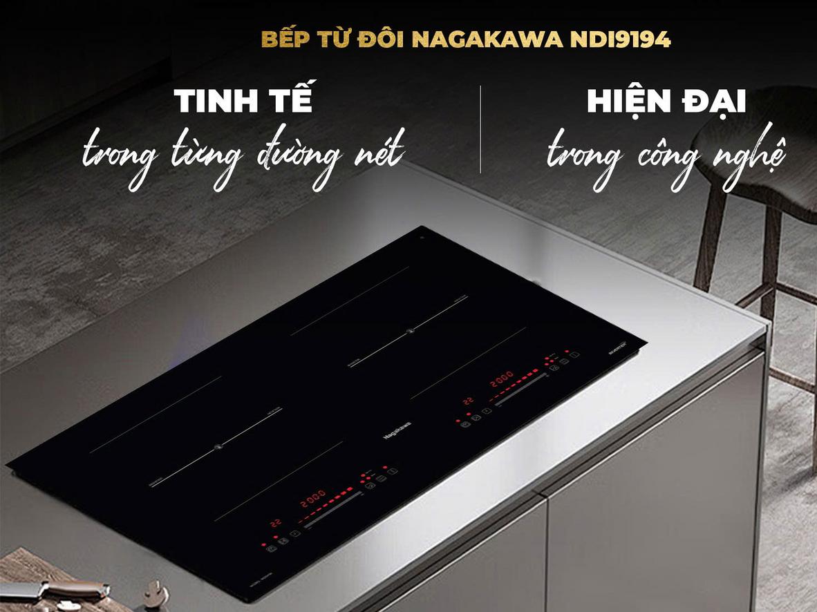 Hai vùng nấu độc lập giúp nấu nhiều món nhanh hơn.