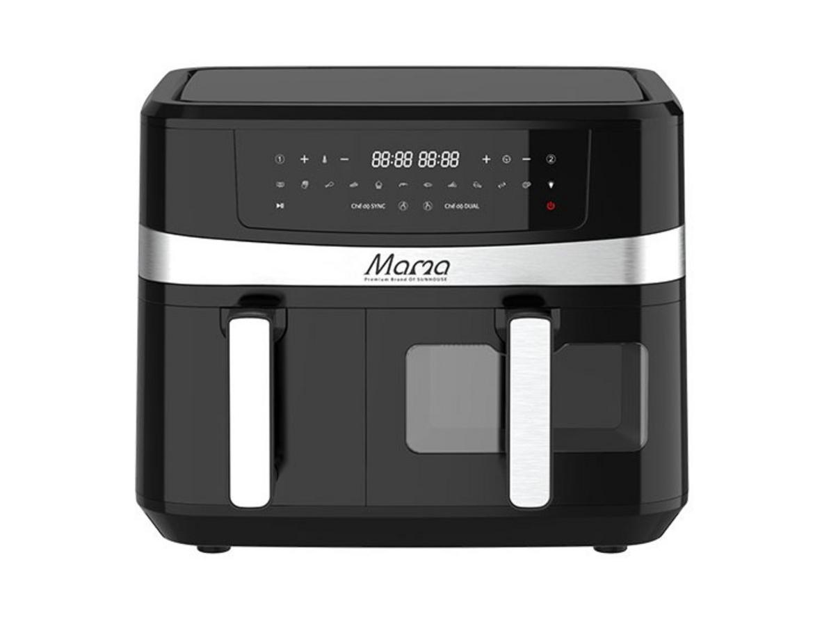 Tổng quan Nồi chiên không dầu 2 ngăn 10 lít Sunhouse Mama SHD4098