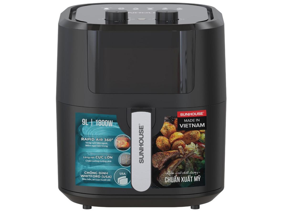 Tổng quan Nồi chiên không dầu 9L Sunhouse SHD4037