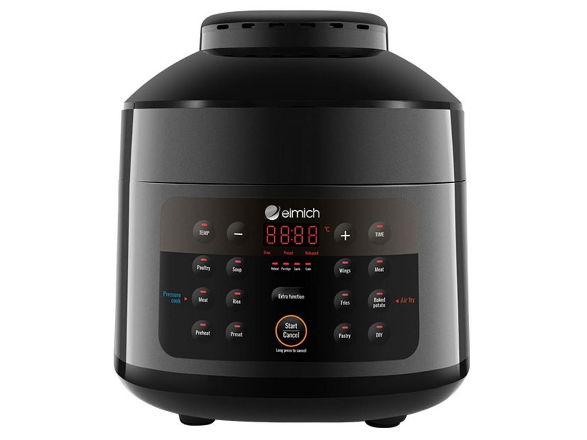 Tổng quan Nồi chiên không dầu kết hợp áp suất đa năng Elmich AFE-1808 - 4 lít