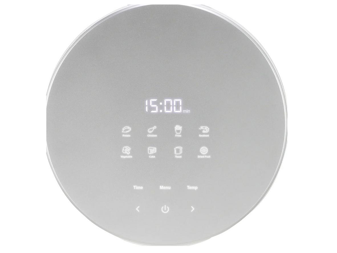 8 thực đơn sẵn có và màn hình LED giúp thao tác nhanh chóng.