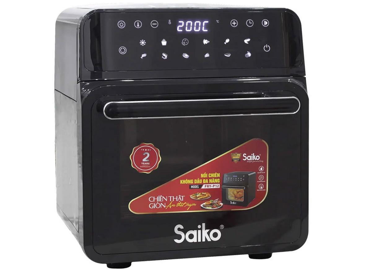 Tổng quan Nồi chiên không dầu Saiko FRY-P12 (12 lít)