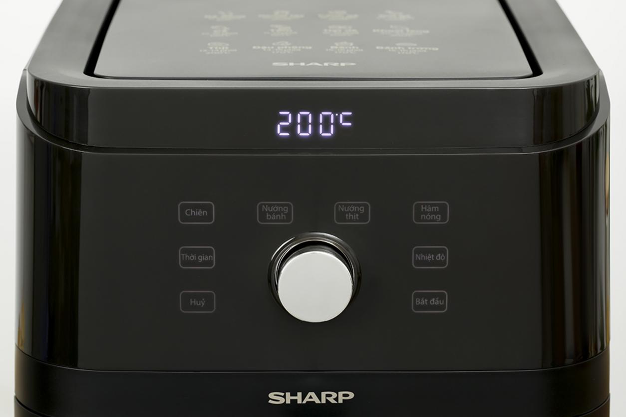 Tổng quan Nồi chiên không dầu Sharp KF-AF60EV-BK 6 lít