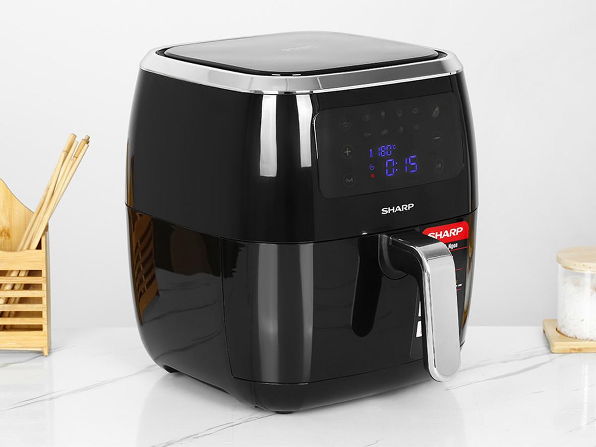 Tổng quan Nồi chiên không dầu Sharp KF-AF68EPV-BK 6.8 lít