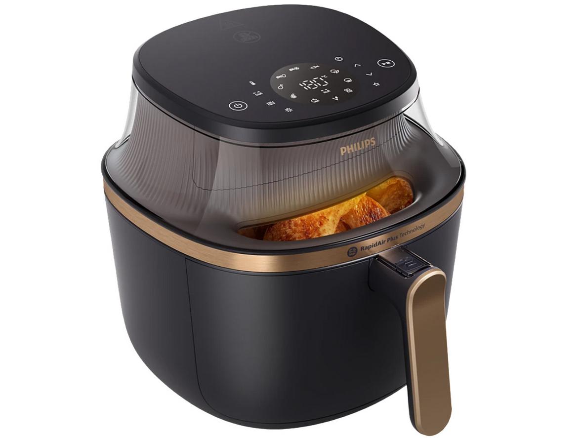 Cửa sổ quan sát và lòng nồi chống dính — tiện theo dõi & vệ sinh