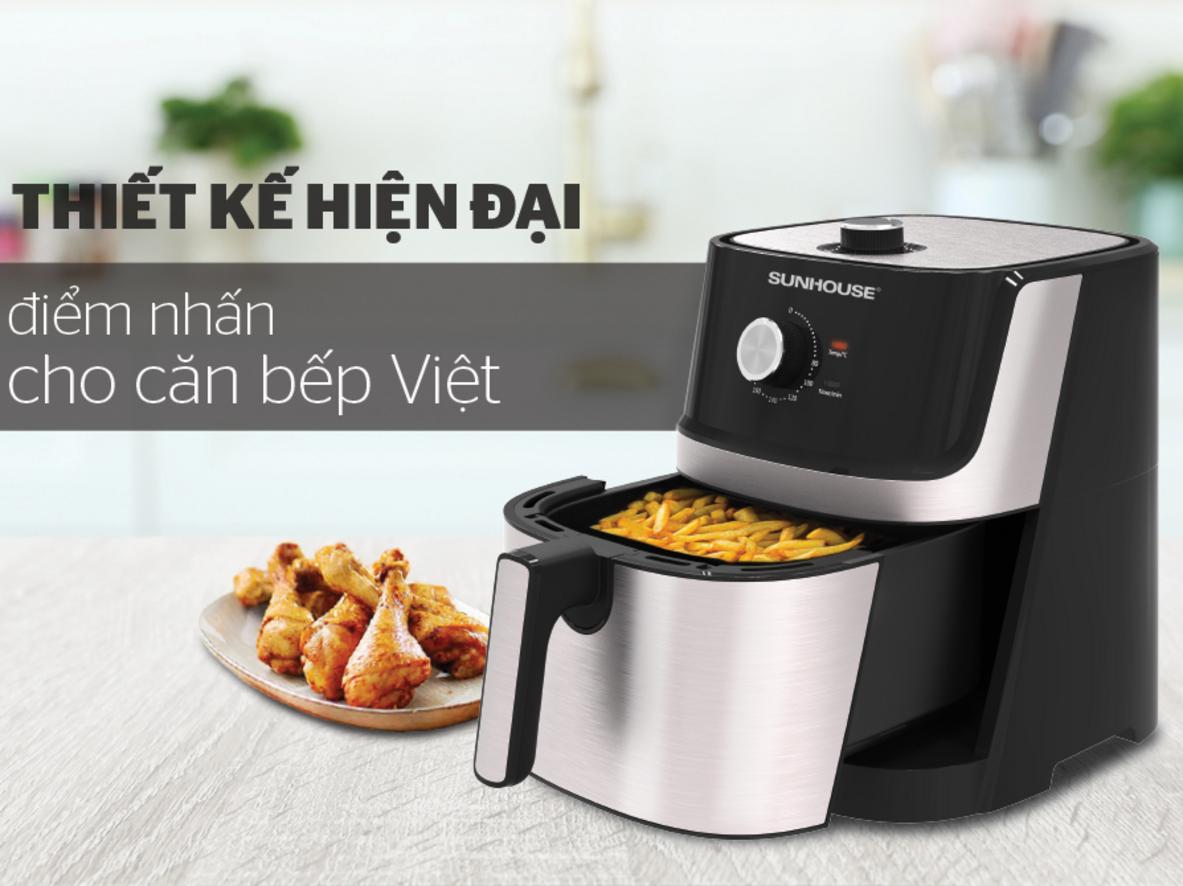 Công nghệ Rapid Air — chiên giòn ít dầu