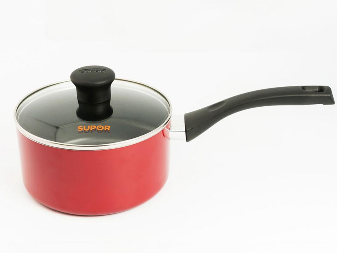 Tổng quan Nồi chống dính đáy từ 1 tay cầm Supor H18202-T18 (18cm)