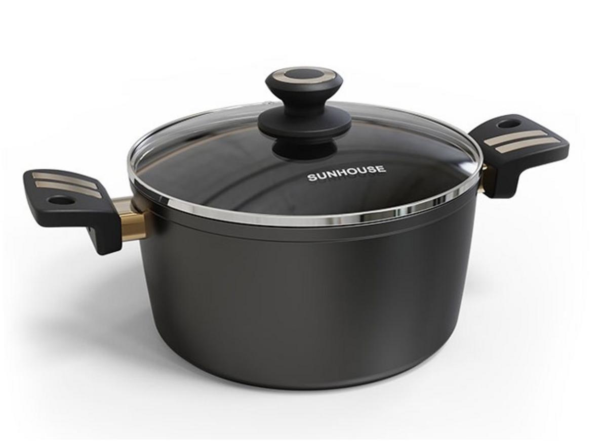 Tổng quan Nồi chống dính Ultra Titanium Sunhouse ST2210B-18