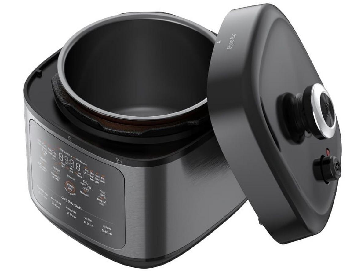 Áp suất 70 kPa giúp nấu nhanh, giữ dinh dưỡng.