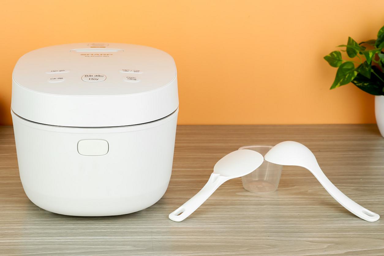 Tổng quan Nồi cơm cao tần Sharp KS-IH122V-WH 1.2 lít