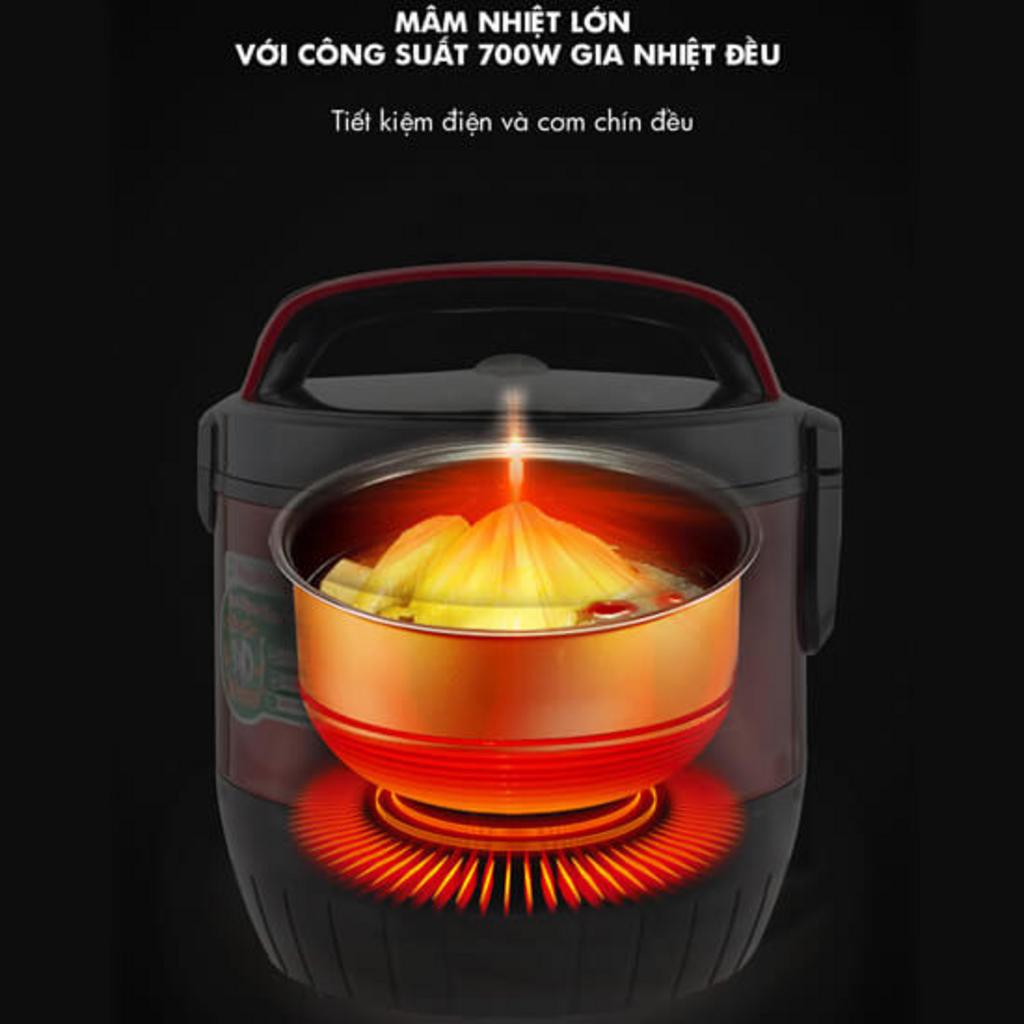 Tổng quan Nồi cơm điện 3D Nagakawa NAG0119 (1.8 lít)