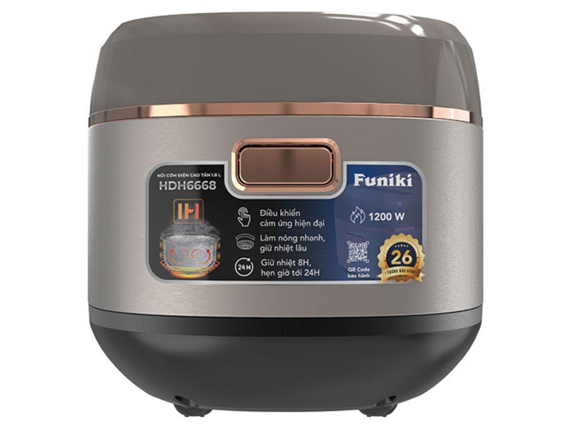 Tổng quan Nồi cơm điện cao tần Funiki HDH6668 (1.8L)