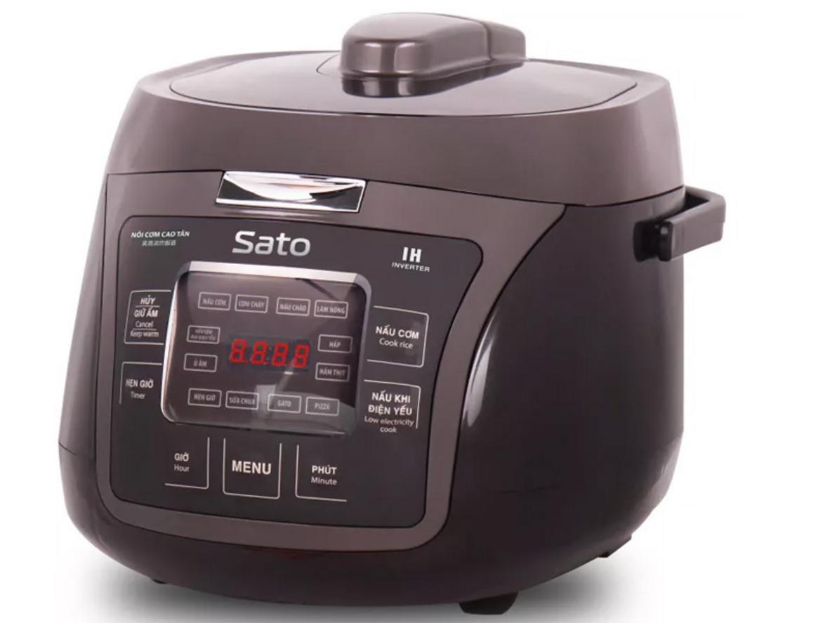 Tổng quan Nồi cơm điện cao tần Sato 18CT015 1.8 lít
