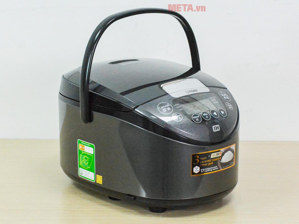 Lòng nồi 3 lớp men gốm Cordierite dày ~1.7mm.
