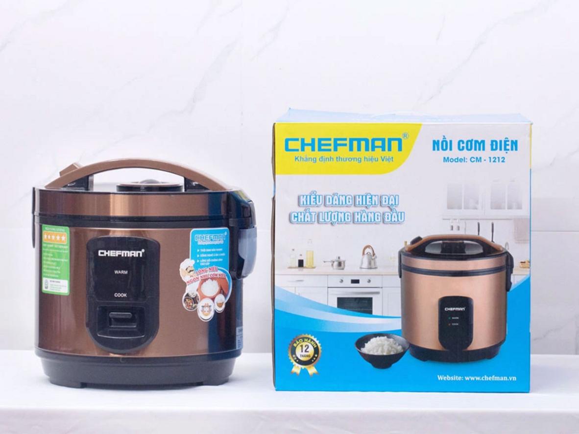 Tổng quan Nồi cơm điện Chefman CM-1212 (1.2 lít)