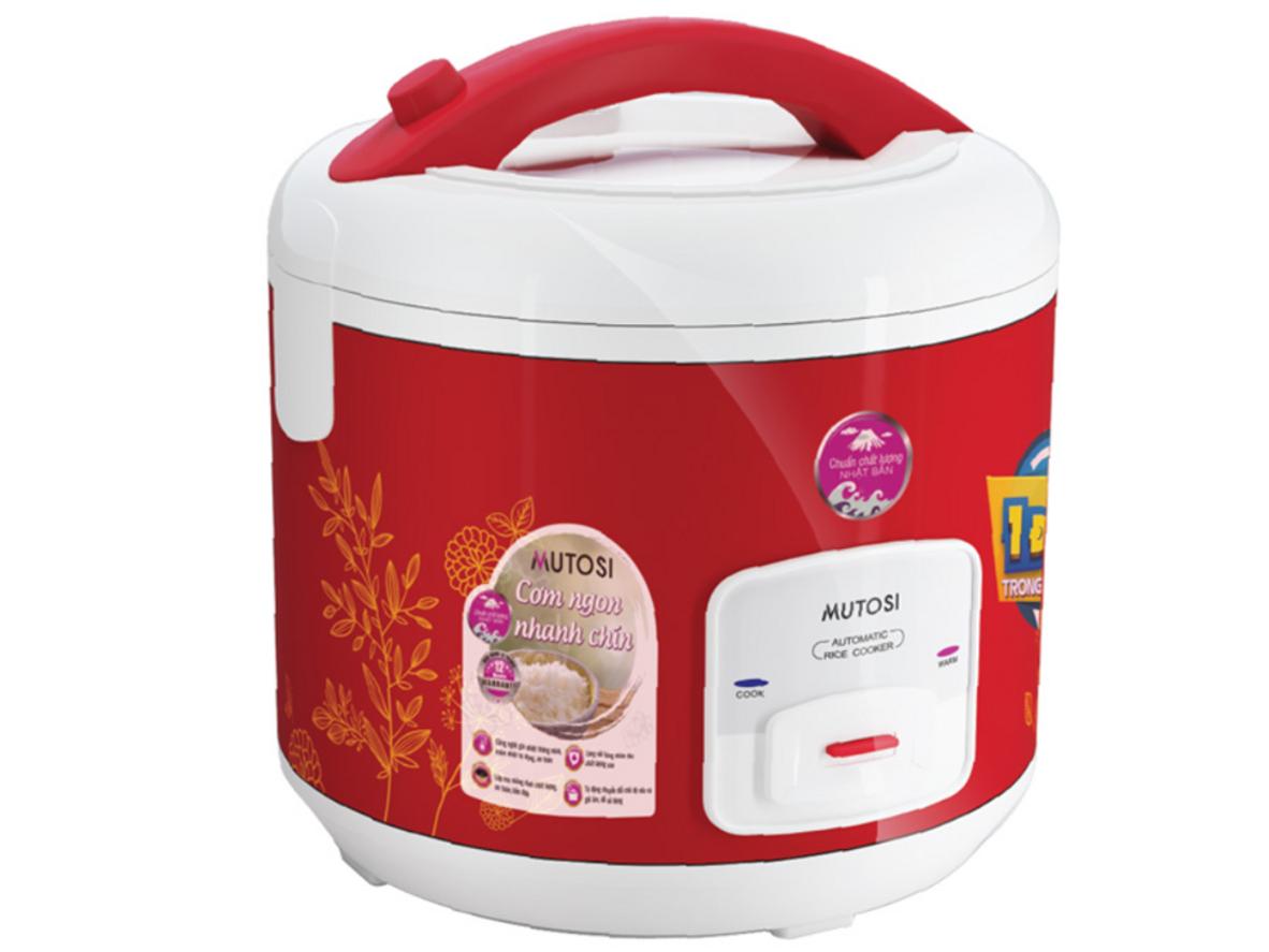 Tổng quan Nồi cơm điện chống dính 1.8 lít Mutosi MR-16R