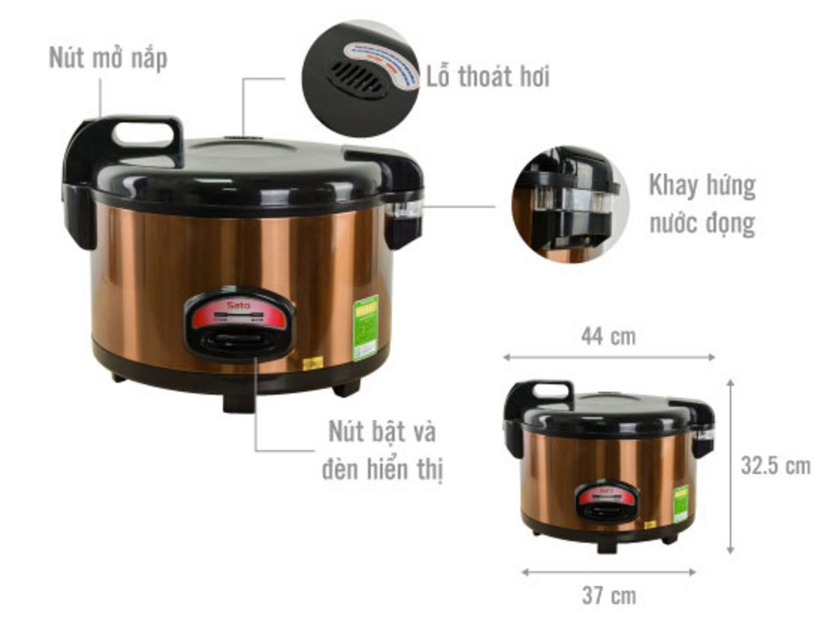 Dung tích & công suất: Phục vụ nhanh cho quán ăn