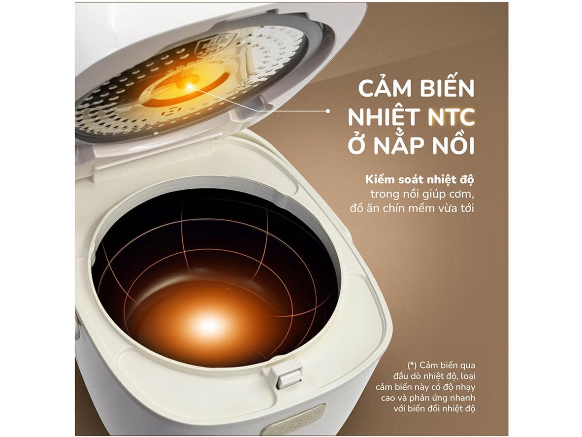 6 chế độ nấu + hẹn giờ 24h