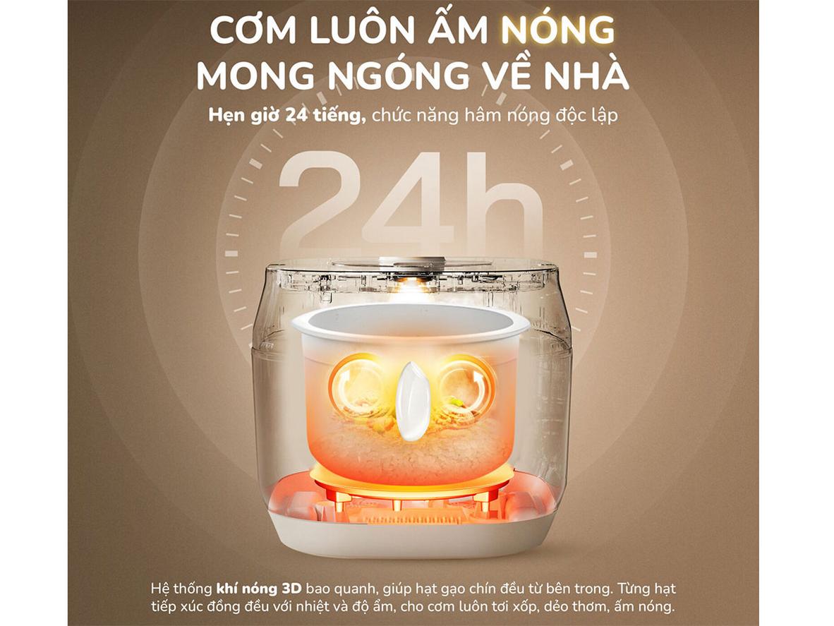 Lòng nồi gốm Ceramic dày ~3mm