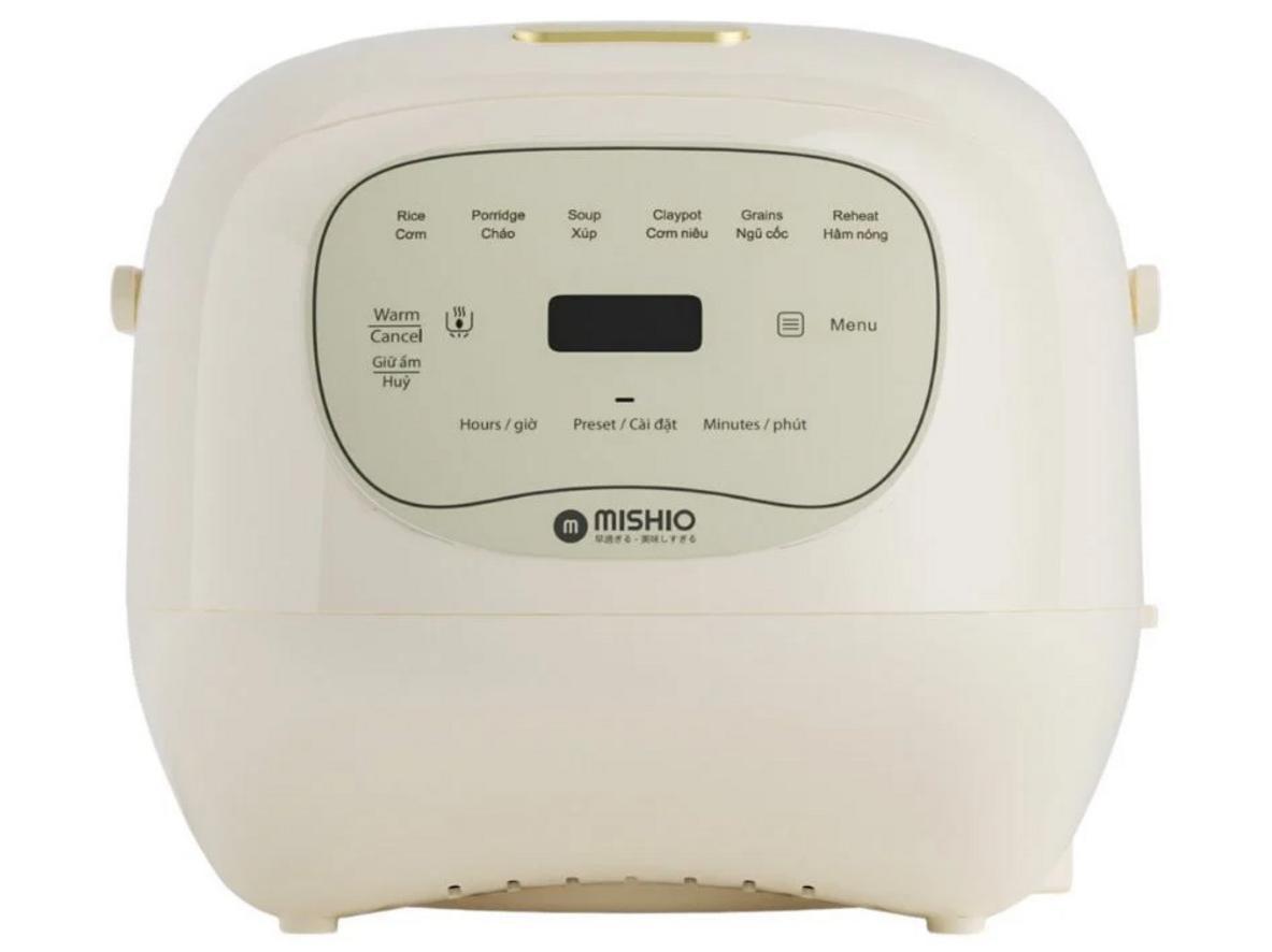 Tổng quan Nồi cơm điện lòng sứ dưỡng sinh 1.2 lít Mishio MK381