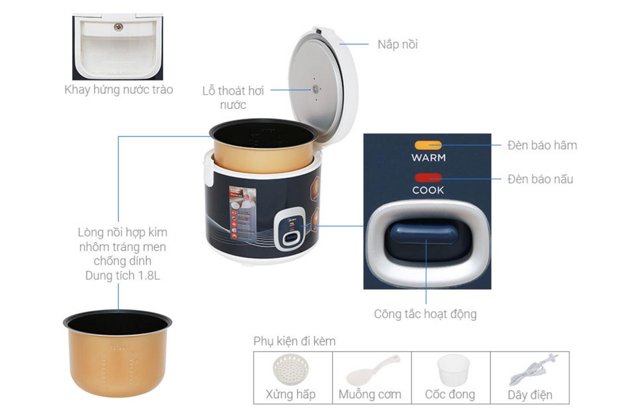 Công nghệ nấu 3D giúp cơm chín đều