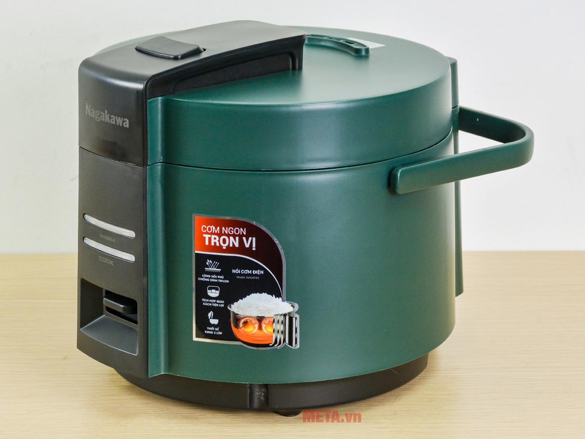 Tổng quan Nồi cơm điện Nagakawa NAG0143 1.8 lít