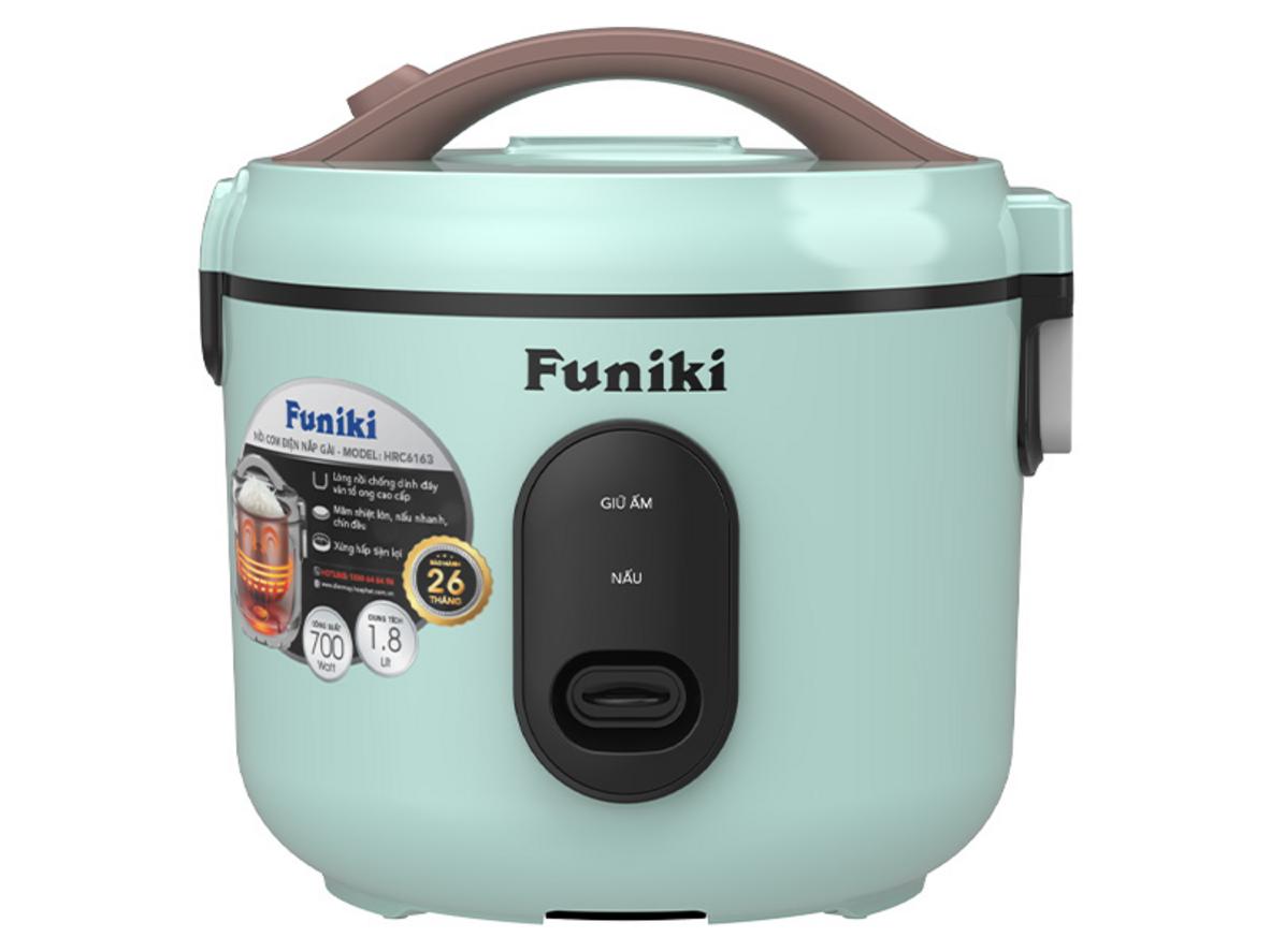 Tổng quan Nồi cơm điện nắp gài 1.8L Hòa Phát Funiki HRC6163