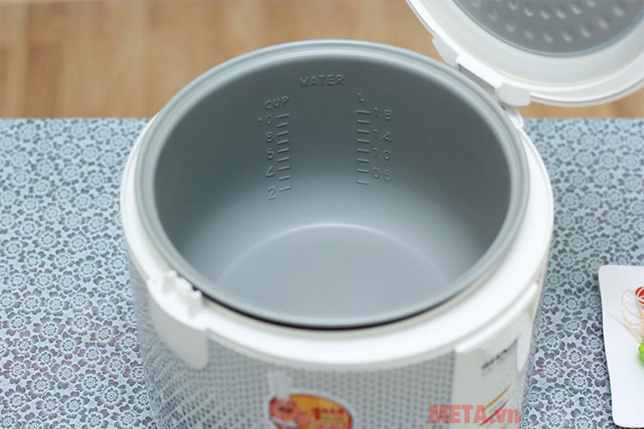 Tổng quan Nồi cơm điện nắp gài Sharp KS-181TJV 1.8 lít