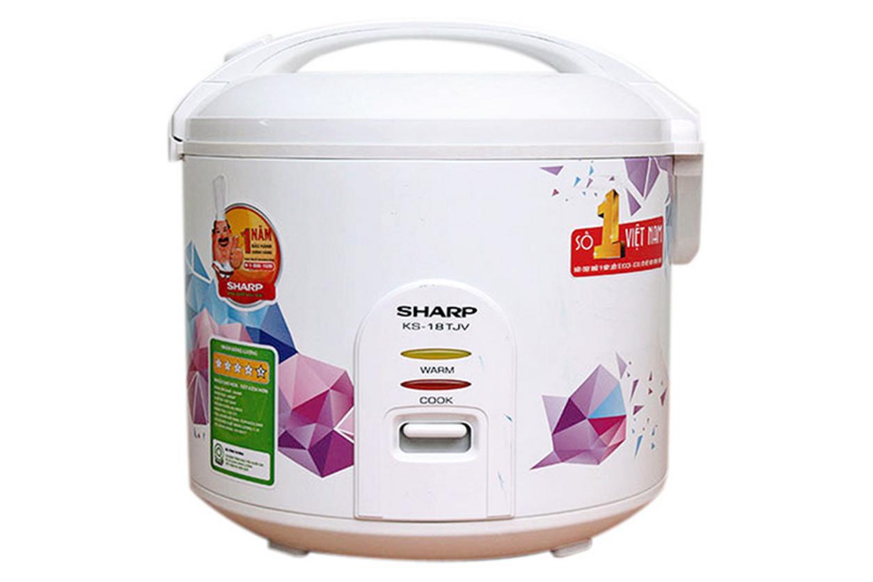 Tổng quan Nồi cơm điện nắp gài Sharp KS-18TJV 1.8 lít