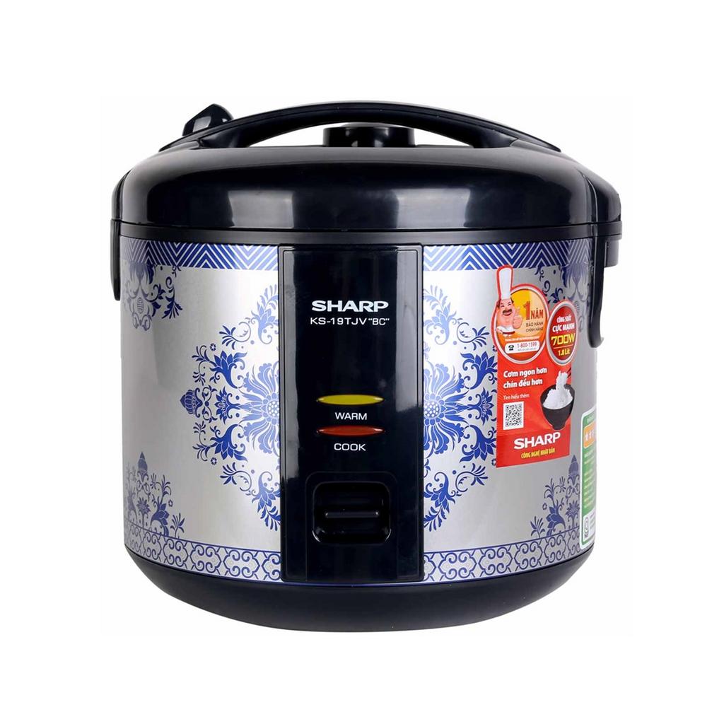 Tổng quan Nồi cơm điện nắp gài Sharp KS-19TJVBC - 1.8L