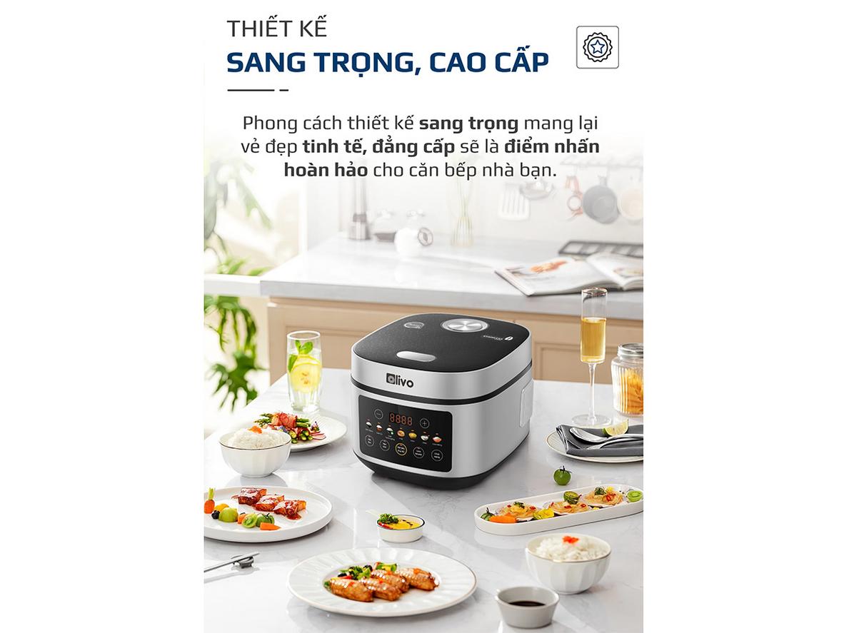 Tổng quan Nồi cơm điện Olivo RC88