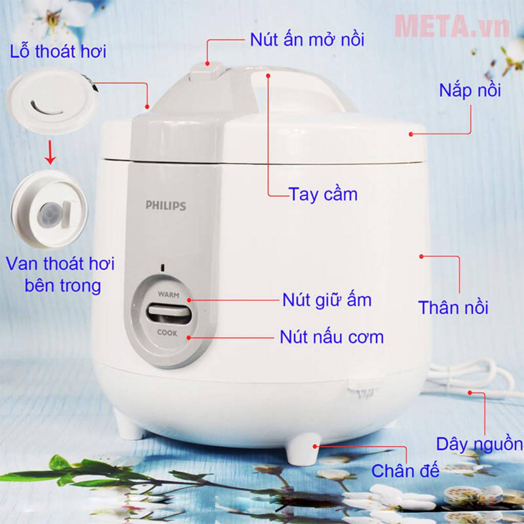 Lòng nồi 5 lớp giúp nấu cơm đều và dễ vệ sinh