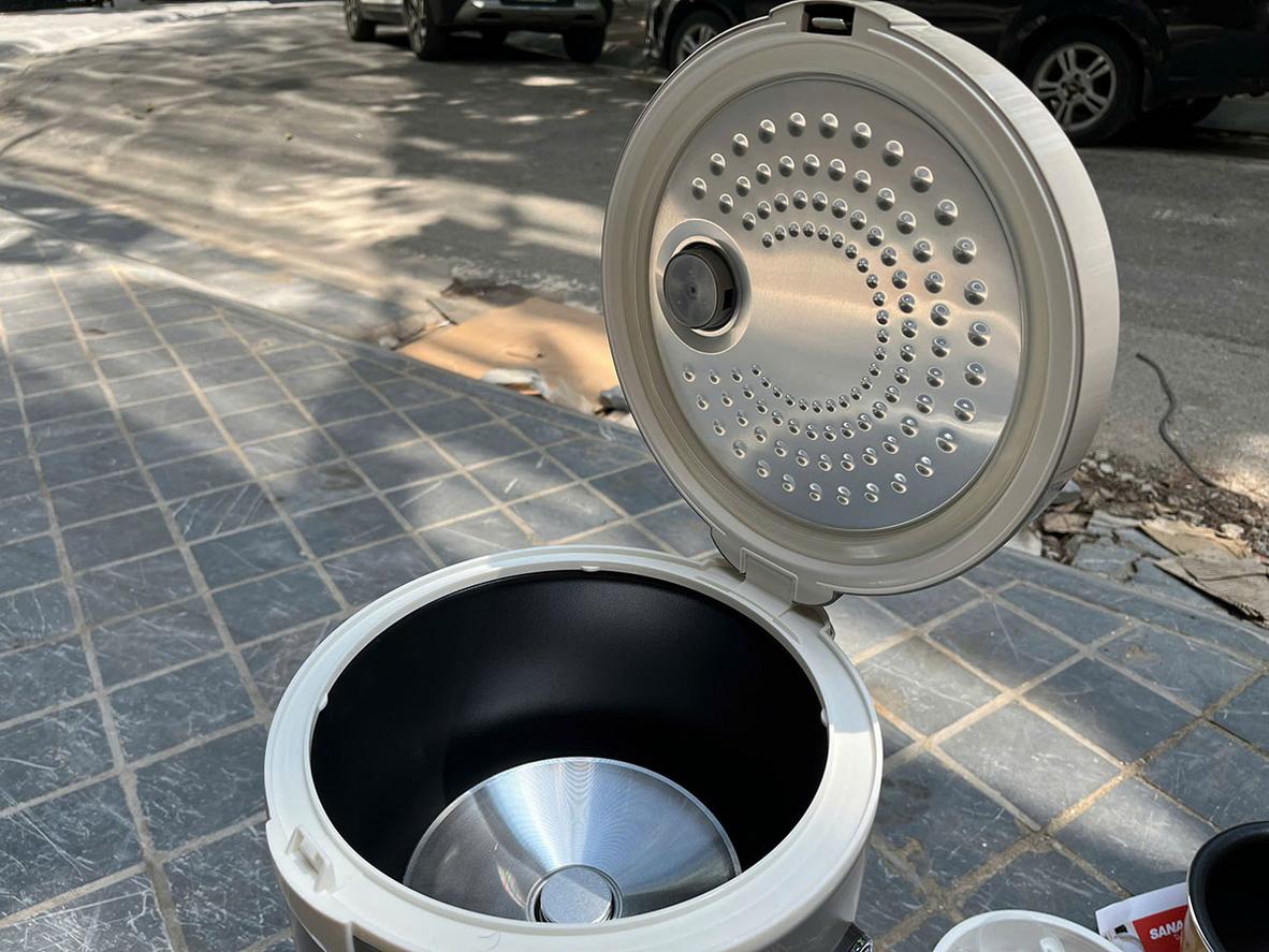 Mâm nhiệt cong Ø17.4cm giúp tỏa nhiệt đều