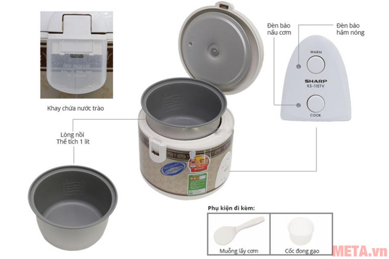 Công nghệ nấu 2D giúp cơm chín đều